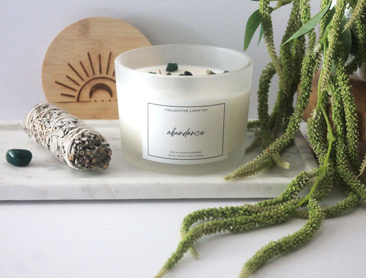 Abundance - White Sage & Lavender
